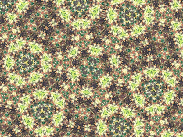 Красочные Обои Зеленых Цветах Треугольной Формы Узоры — стоковое фото