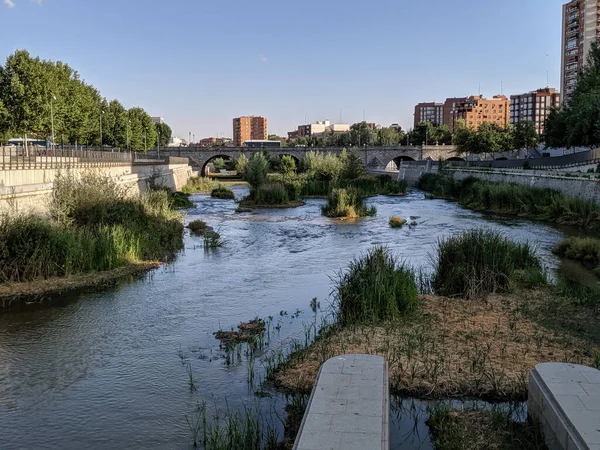 Manzanares River Central Spain — Stock Photo, Image