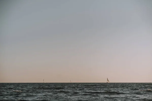 Colpo Angolo Basso Delle Onde Nel Mare Puerto Santa Maria — Foto Stock