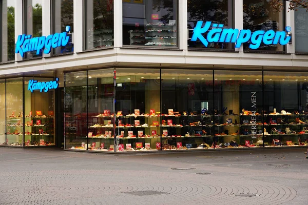Colônia Alemanha Ago 2020 Fechado Loja Sapatos Colônia Domingo Mesmo — Fotografia de Stock