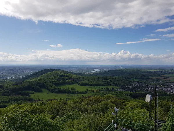 Una Pintoresca Vista Siebengebirge Alemania — Foto de Stock