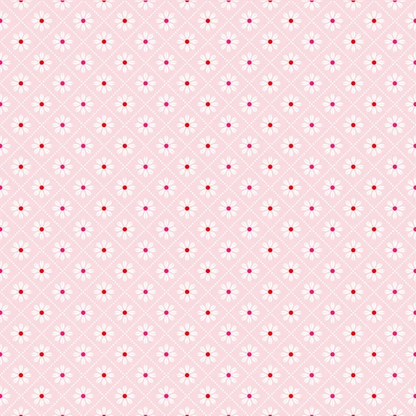 Eine Einfache Rosa Tapete Mit Gänseblümchenmuster Perfekt Für Hintergründe — Stockfoto