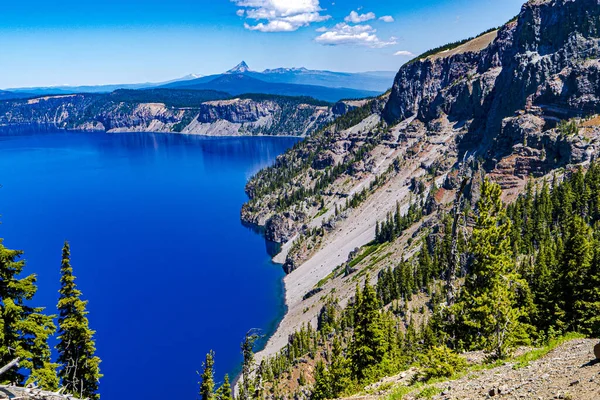 Oregon Abd Deki Krater Gölü Ulusal Parkı Nın Güzel Bir — Stok fotoğraf