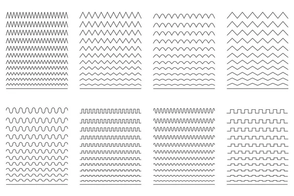 Illustrazione Delle Diverse Linee Orizzontali — Foto Stock