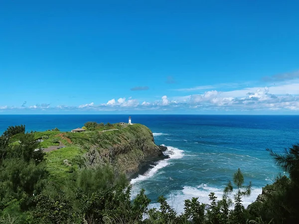 Egy Festői Kép Kilauea Point Kilauea Lighthouse Hawaii Usa — Stock Fotó