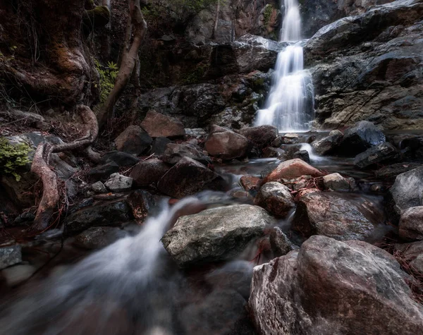 Belo Tiro Uma Cachoeira Floresta — Fotografia de Stock