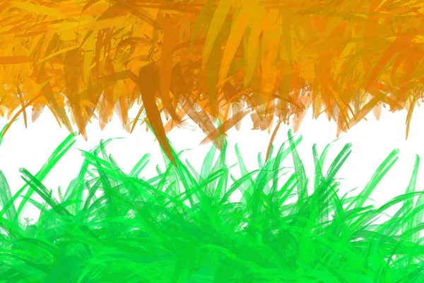 Una Ilustración Los Colores Brillantes Bandera India —  Fotos de Stock