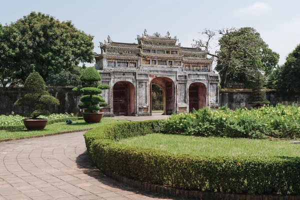 Cua Tho Chi Gate Imperial Citadel Vietnam — Stock Photo, Image