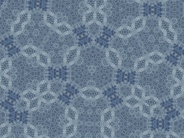 Kolorowa Tapeta Niebieskich Kolorach Trójkątnych Wzorach — Zdjęcie stockowe