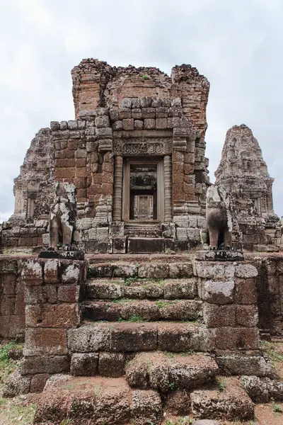 Chrámový Komplex Angkor Wat Siem Reap Kambodža — Stock fotografie