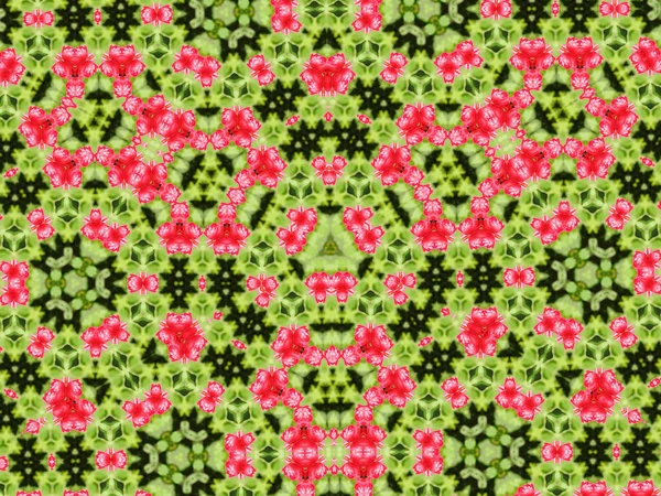 Abstraktní Pozadí Krásnými Zelenými Růžovými Vzory Ideální Pro Tapety — Stock fotografie