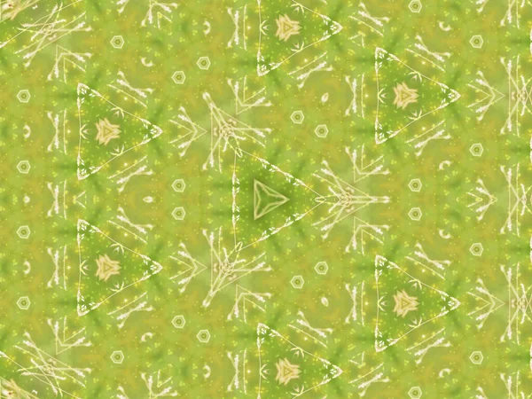녹색과 삼각형 모양의 무늬로 — 스톡 사진