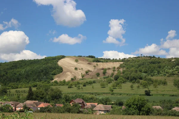 Mesmerizing Shot Countryside Coroi Mures Transylvania Romania — Stock Photo, Image