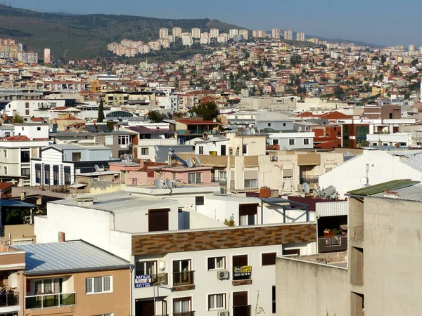 Tiro Ângulo Alto Paisagem Urbana Nicósia Chipre — Fotografia de Stock