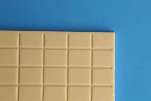 Накладний Знімок Молочного Шоколаду Монохромному Фоні — стокове фото