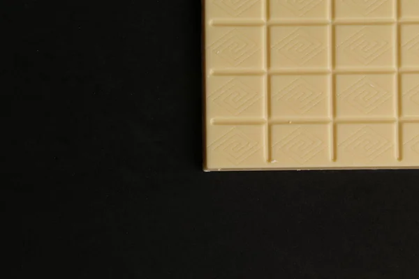 Uma Foto Aérea Chocolate Com Leite Fundo Monocromático — Fotografia de Stock