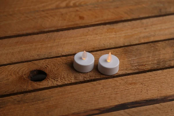 플라스틱으로 봉합선이 촛불을 끌었다 — 스톡 사진