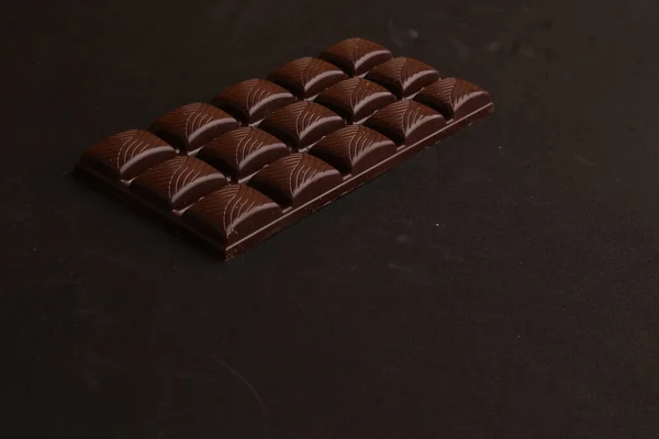 표면에 초콜릿 클로즈업하는 — 스톡 사진