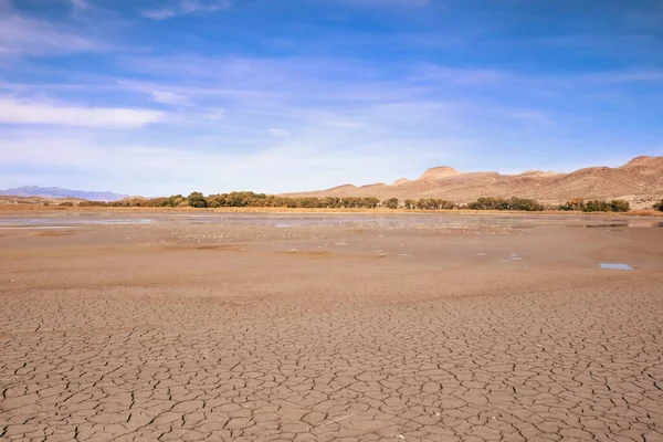 Una Naturaleza Seca Desierto Sequía Del Suelo — Foto de Stock