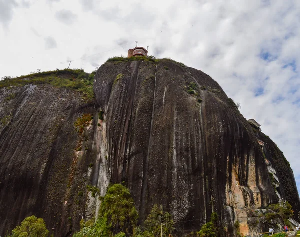 Une Vue Imprenable Sur Rocher Penol Vereda Colombie — Photo