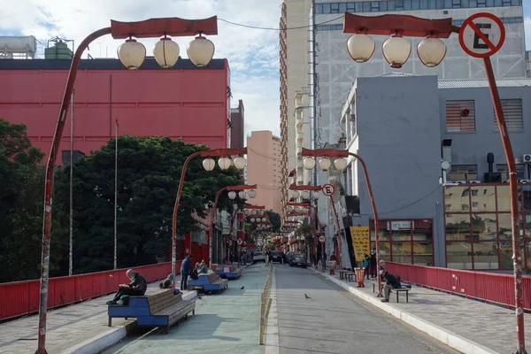 Sao Paulo Brasil Maio 2020 São Paulo Brasil Bairro Liberdade — Fotografia de Stock