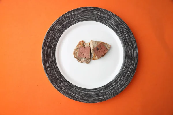 Läcker Fläskfilé Med Foie — Stockfoto