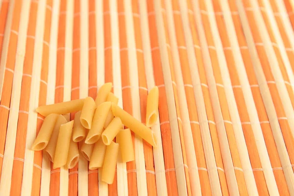 Closeup Shot Raw Penne Rigate Pasta — Stock Photo, Image