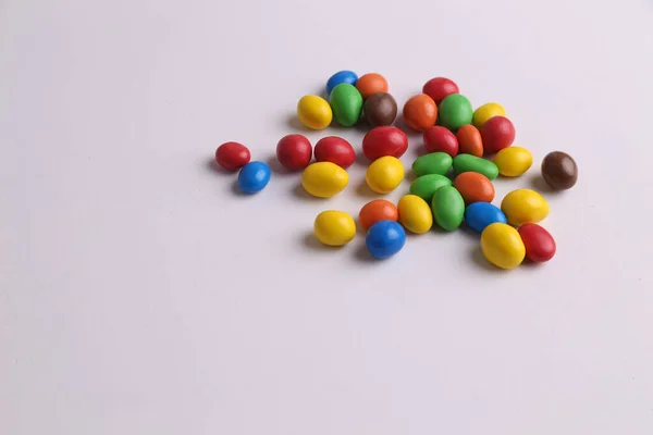 Крупним Планом Знімок Барвистих Шоколадних Цукерок — стокове фото