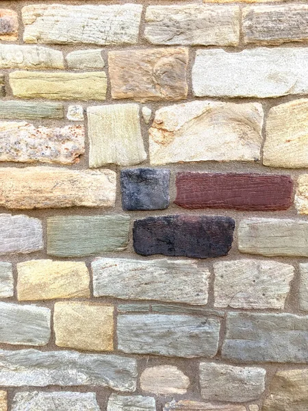 Uma Textura Uma Parede Pedra — Fotografia de Stock