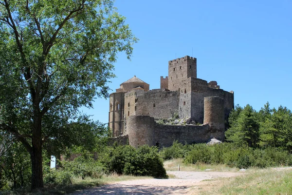 Schloss Loarre Ist Ein Romanisches Schloss Loarre Huesca Aragon Spanien — Stockfoto