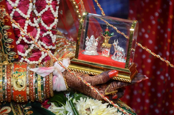 Rituale Matrimonio Tradizionale Indiano — Foto Stock