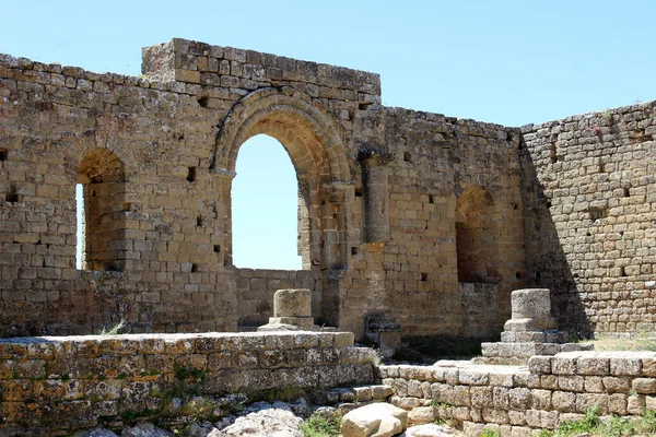 Ruínas Castillo Loarre Famoso Castelo Medieval Localizado Província Huesca Aragão — Fotografia de Stock