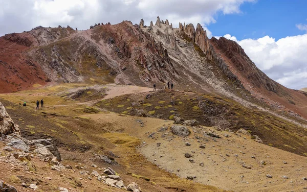 Montagne Arcobaleno Palccoyo Cusco Perù — Foto Stock