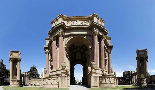 Detailní Záběr Paláce Výtvarných Umění San Franciscu Kalifornii Během Dne — Stock fotografie