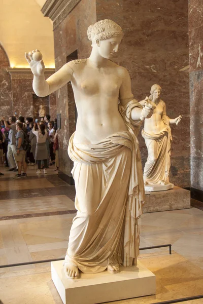 Paris Frankreich August 2020 Antike Statuen Des Louvre Museum Paris — Stockfoto