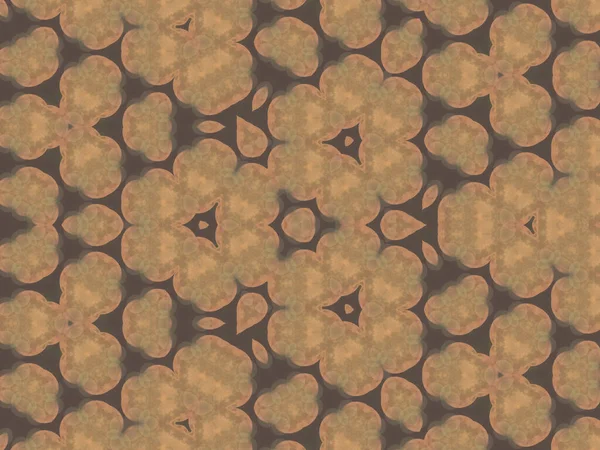 Duvar Kağıtları Için Soyut Bir Kahverengi Kaleydoskop Desenli Arkaplan — Stok fotoğraf