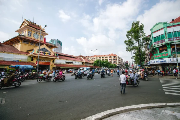 Chi Minh City Vietnam Novembro 2019 Trânsito Rodoviário Cidade Chi — Fotografia de Stock