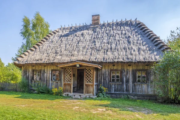 Una Casa Legno Della Collezione Del Museo Della Cultura Popolare — Foto Stock