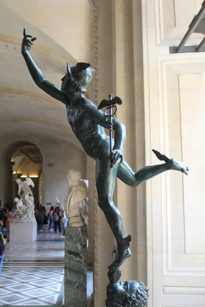 Paris France Aug 2020 Ancient Statues Louvre Museum Paris France — 스톡 사진