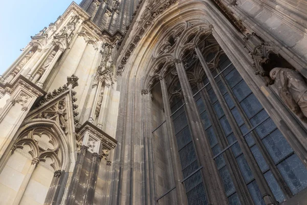 Eine Tiefenaufnahme Des Kölner Doms Deutschland — Stockfoto