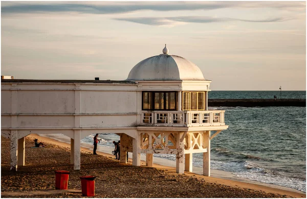 Schöne Aufnahme Eines Wellness Bereichs Strand Spanien — Stockfoto