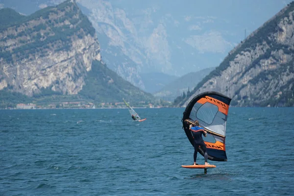 Malcesine Italy Temmuz 2020 Talya Nın Güzel Garda Gölü Nde — Stok fotoğraf
