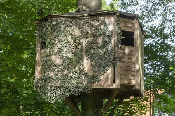 ドイツの木の家のクローズアップショット — ストック写真