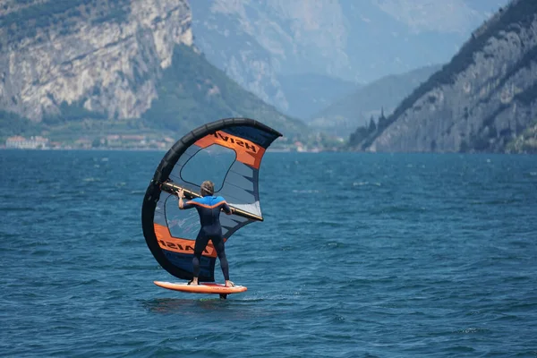 Malcesine Italy Temmuz 2020 Talya Nın Güzel Garda Gölü Nde — Stok fotoğraf