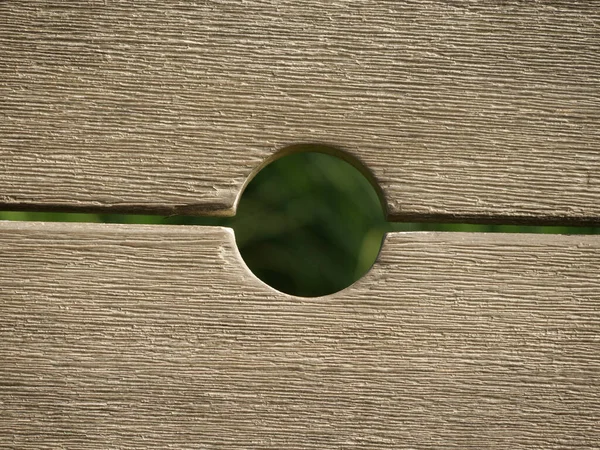 Closeup ของหล มกลมบนร วไม — ภาพถ่ายสต็อก