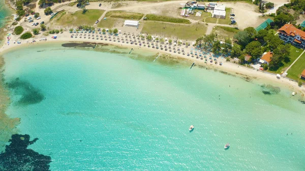 Aerial Shot Seashore Resorts — Stock Photo, Image