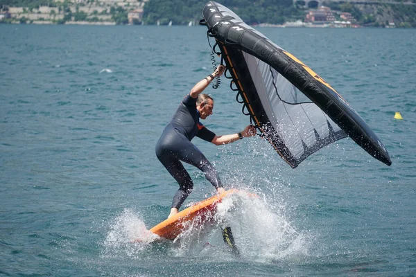 Malcesine Italy Temmuz 2020 Talya Nın Güzel Garda Gölü Nde — Stok fotoğraf