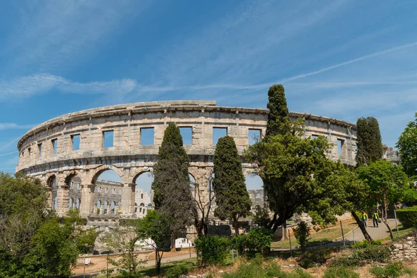 Stad Pula Kroatië — Stockfoto