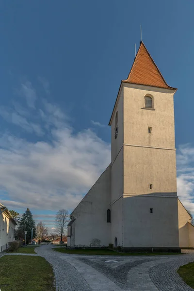 Tiro Vertical Igreja Kapelln Perschling Baixa Áustria — Fotografia de Stock