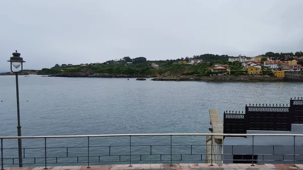 Hafen Von Luanco Asturien Spanien — Stockfoto